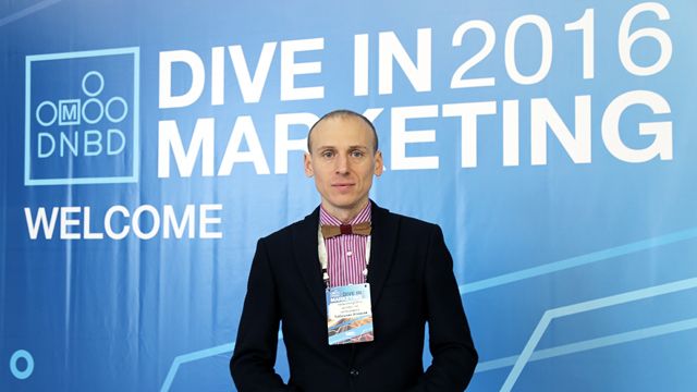 Алексей Бабушкин заводил связи на Dive in Marketing 2016